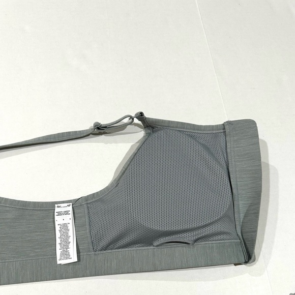 Women's Nike Dri-Fit Indy Zip-Front Padded Sports Bra Gray DD1197-073 NWT - Picture 8 of 16